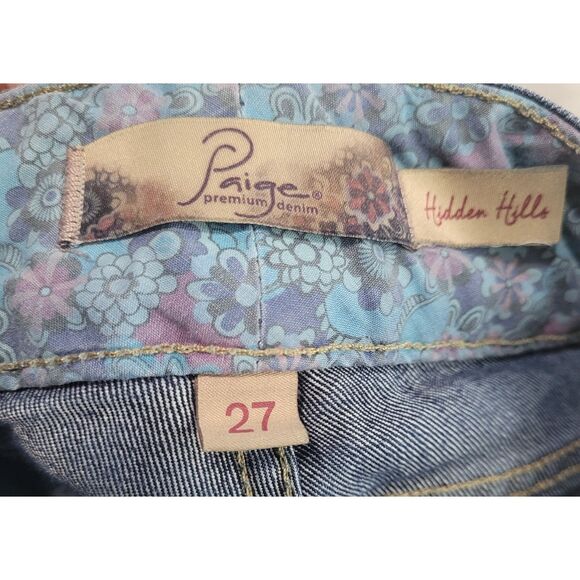 Paige Premium Denim Hidden Hills Women's Flare Jeans Size 27 - Picture 6 of 8
